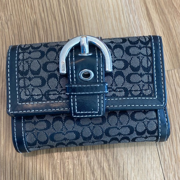 Black Coach Wallet - Picture 2 of 5